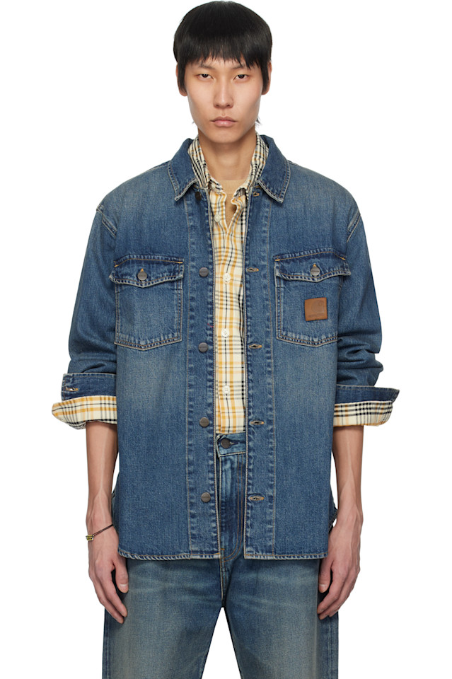

Куртка Lincoln из денима Carhartt Work In Progress, синий