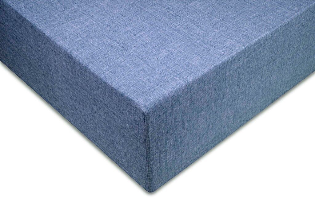 

Простыня Lino на подгонке 90х210-220+35 см. Капот Синий Zo!Home