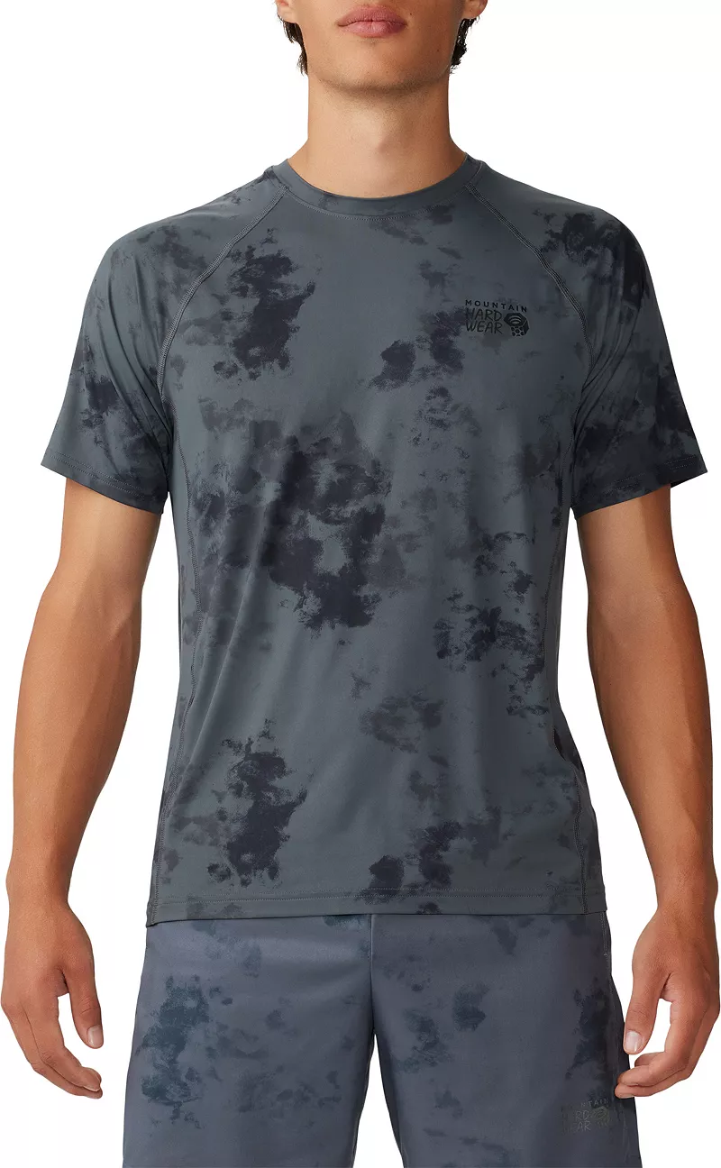 

Мужская рубашка с коротким рукавом Mountain Hardwear Crater Lake, цвет Volcanic Nebula Print