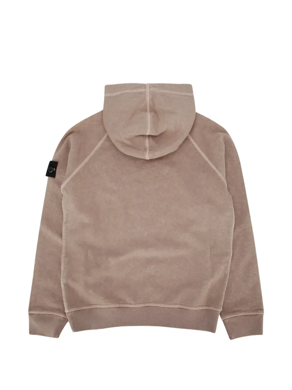 Флисовое худи Stone Island Junior, серый — фото 2