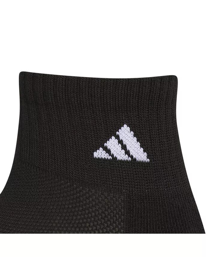 Молодежные спортивные носки с мягкой подкладкой для мальчиков, 6 шт Adidas, белый — фото 3