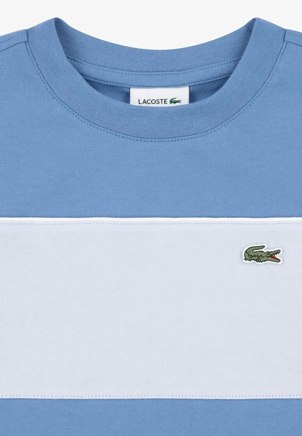 Футболка с принтом в стиле колорблок Lacoste, Turquin — фото 3