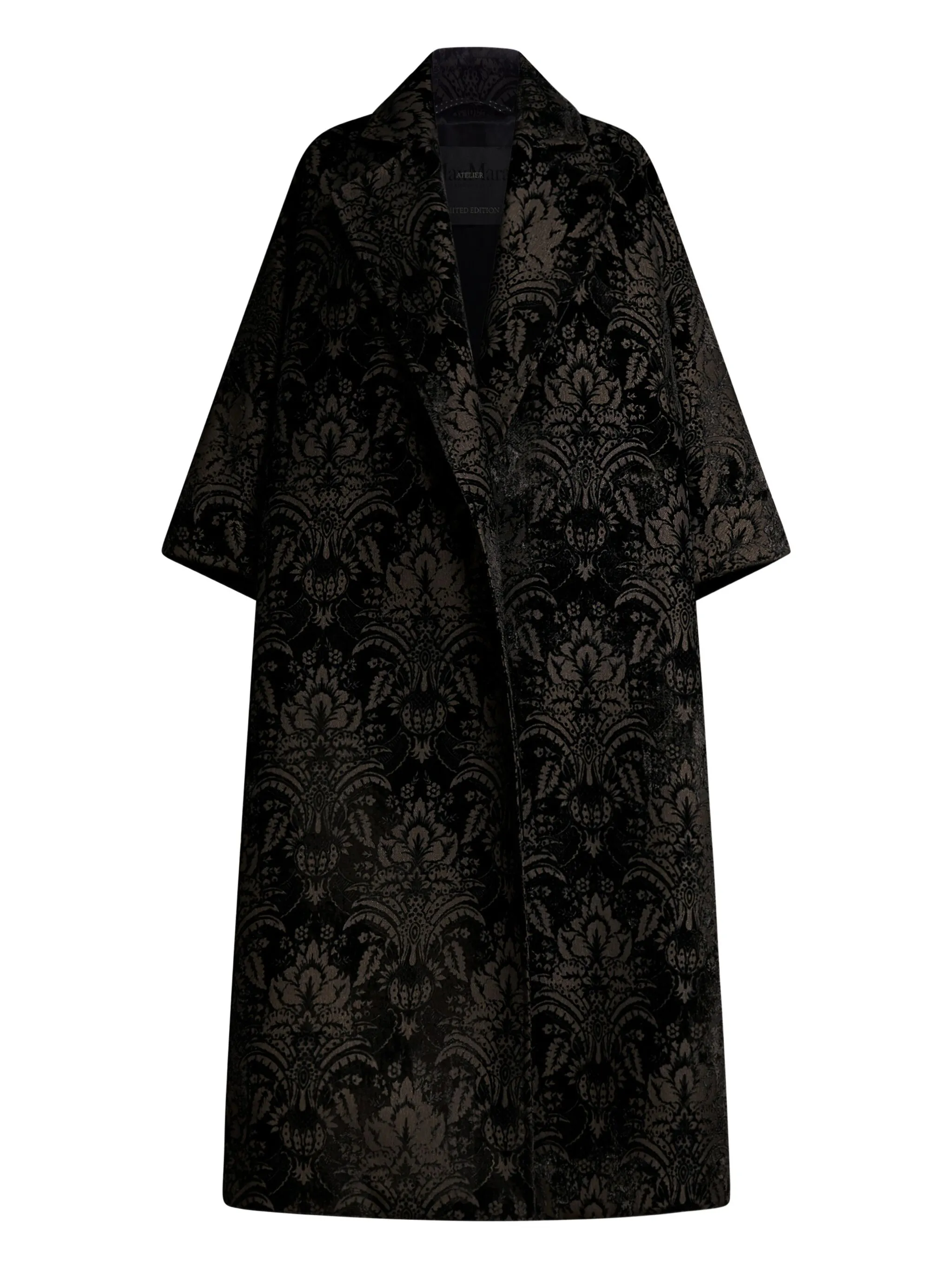 

Кейп с узором Max Mara, черный