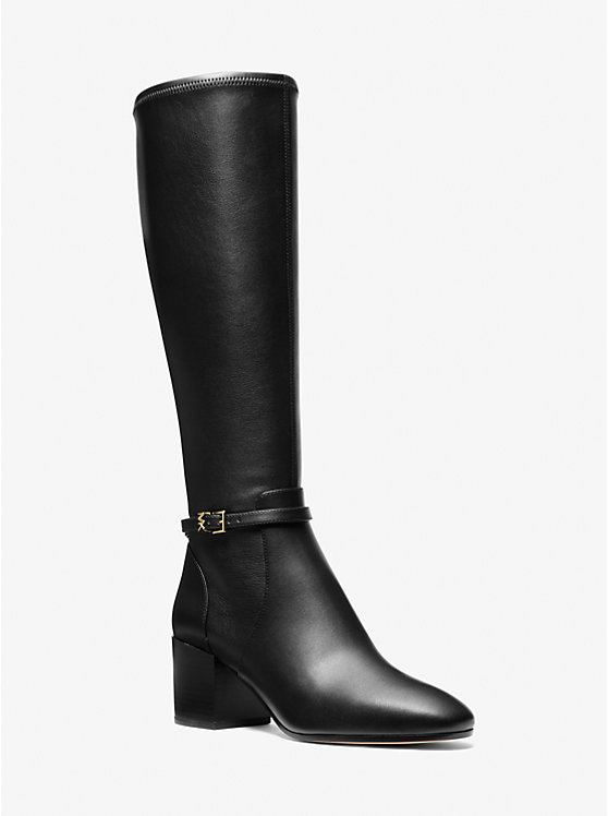 Ботинки на блочном каблуке Ella Michael Kors, черный