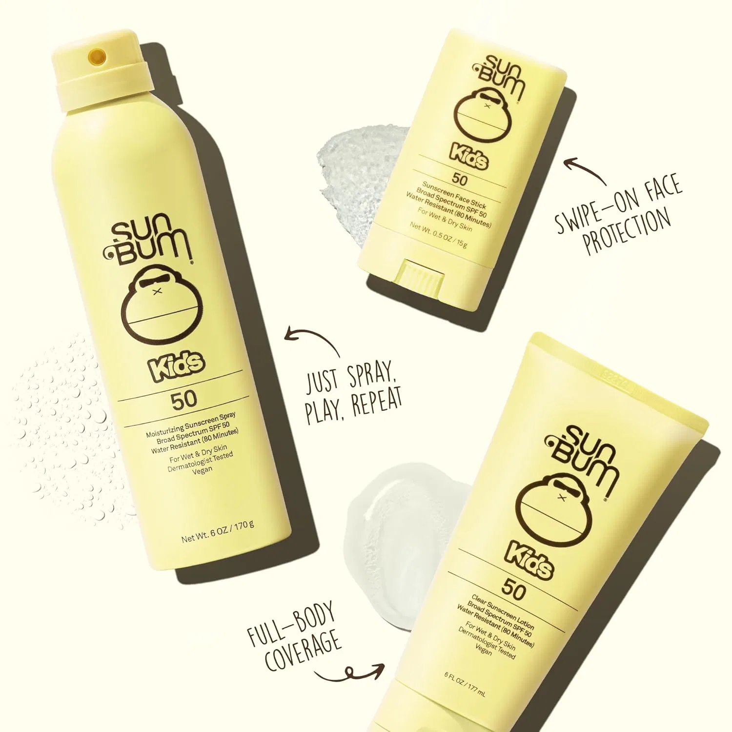 Детский солнцезащитный стик SPF 50 Sun Bum Kids Clear Sun Bum — фото 4