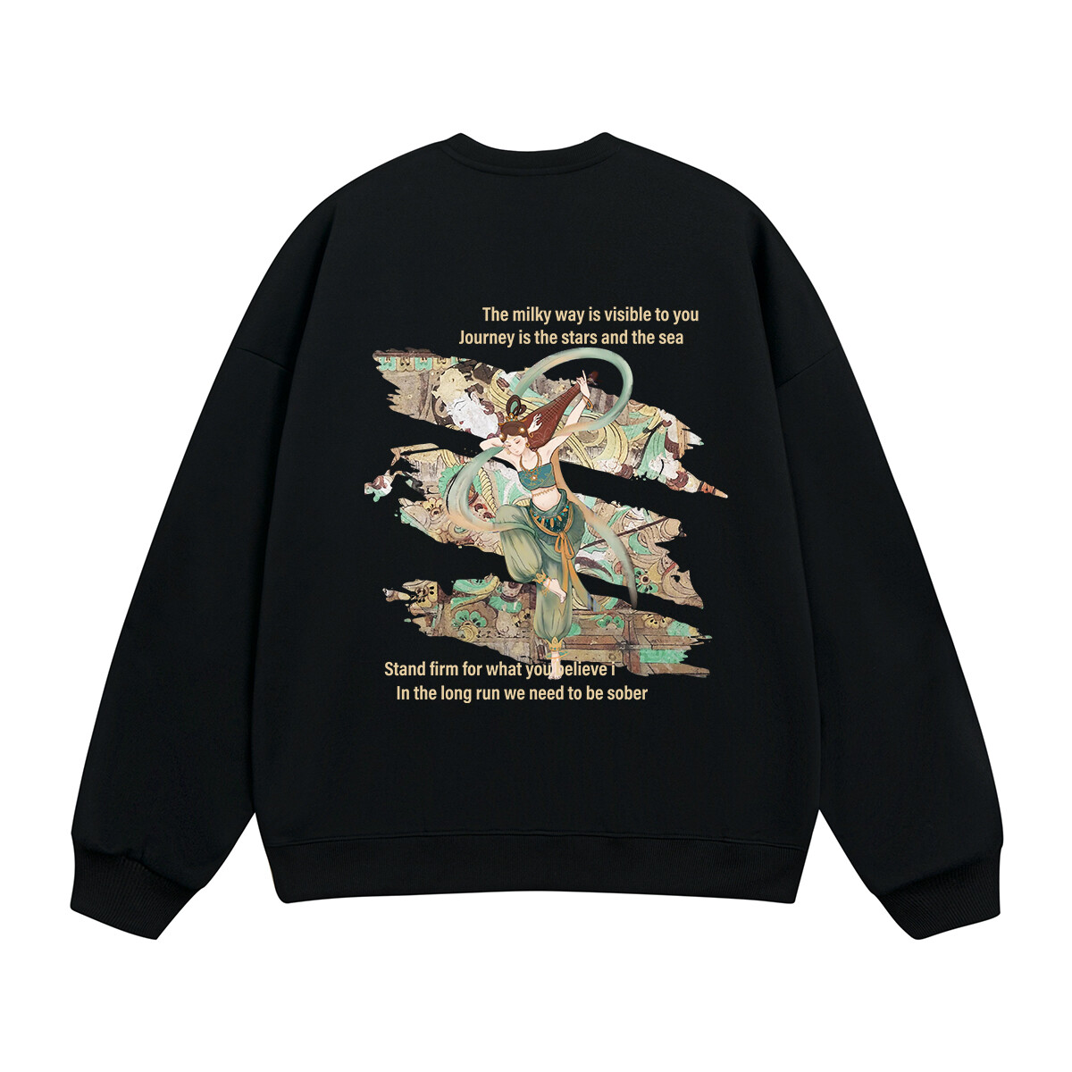 

Dunhuang Cultural Creationdunhuang Inspiration Толстовка унисекс DUNHUANG INSPIRATION, Черный (на флисовой подкладке)