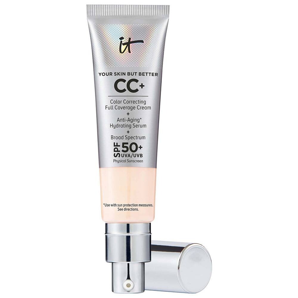IT Cosmetics CC+ Крем-основа для коррекции цвета с полным покрытием и SPF 50+, цвет Fair Beige