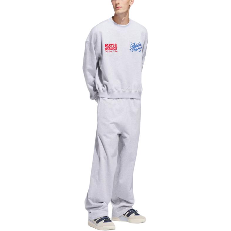 Спортивные брюки SS25 unisex Adidas Originals, светло-серый — фото 3