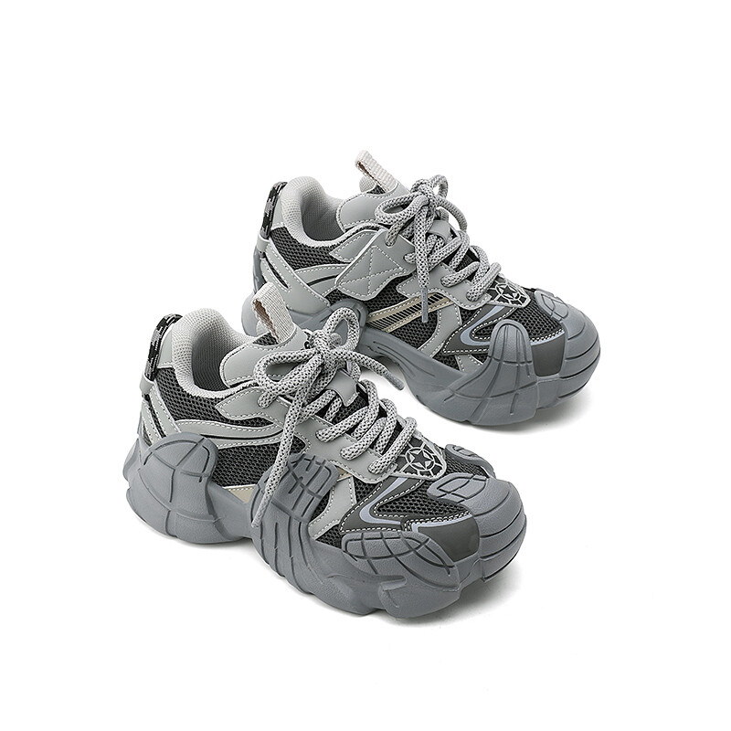 Кроссовки Jeep Kids Lifestyle Shoes Kids Low-top Gray, серебряный — фото 3