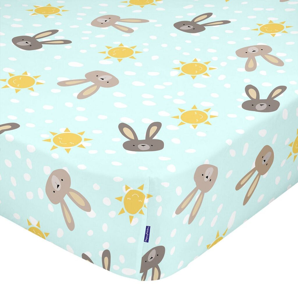 

Простыня HappyFriday MOSHI MOSHI Colorful 105 x 200 x 32 см, мультиколор
