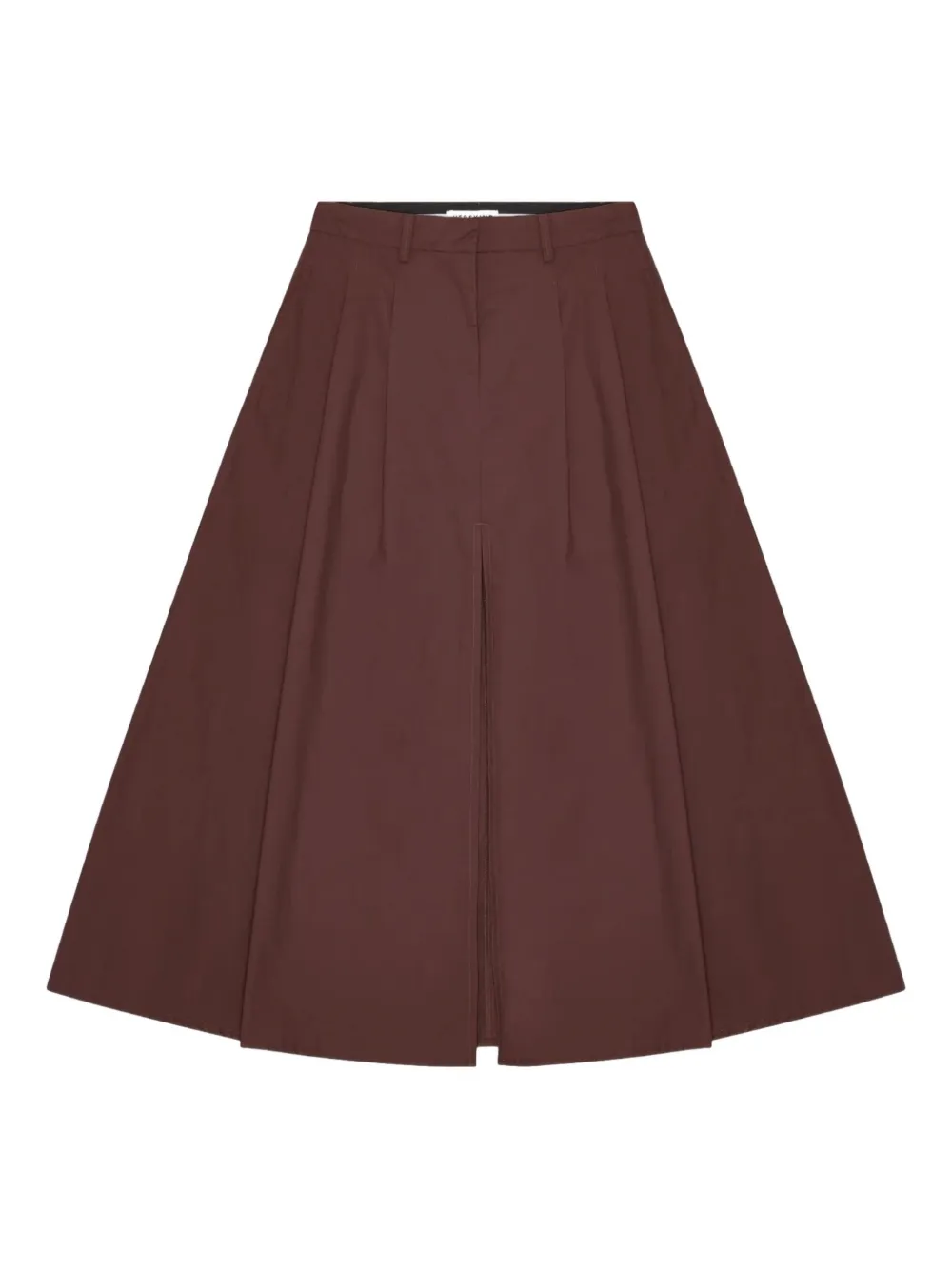

Юбка со складками спереди HERSKIND, коричневый