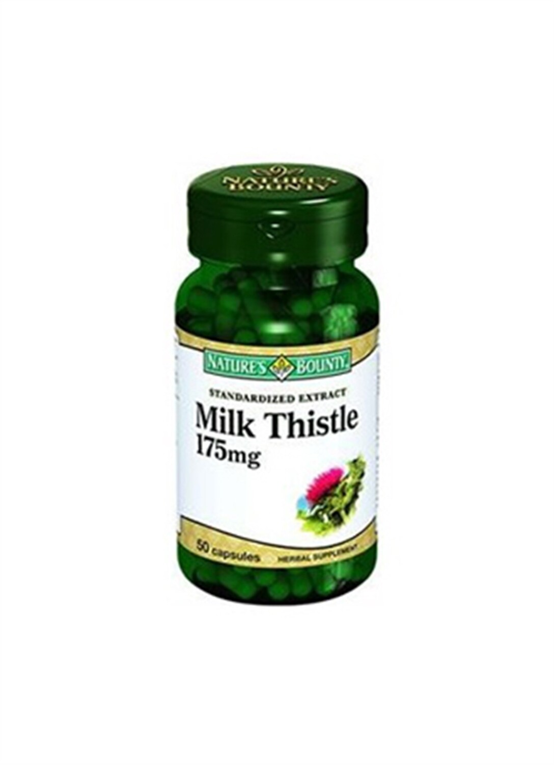 

Natures Bounty Расторопша пятнистая 175 мг 50 капсул NATURE'S BOUNTY