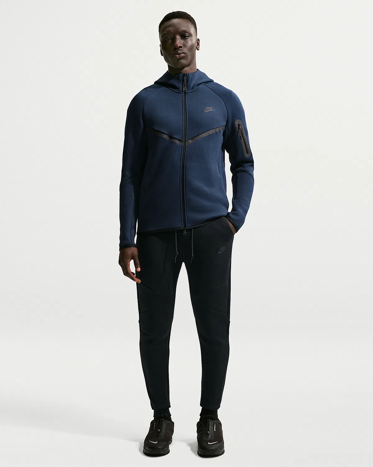 Мужские флисовые джоггеры Nike Tech, Black/Black