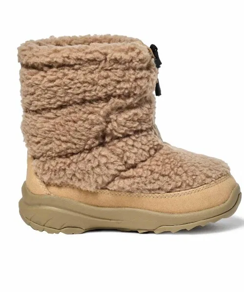Зимние ботинки для детей The North Face Nuptse Bootie VII флис, коричневый — фото 3