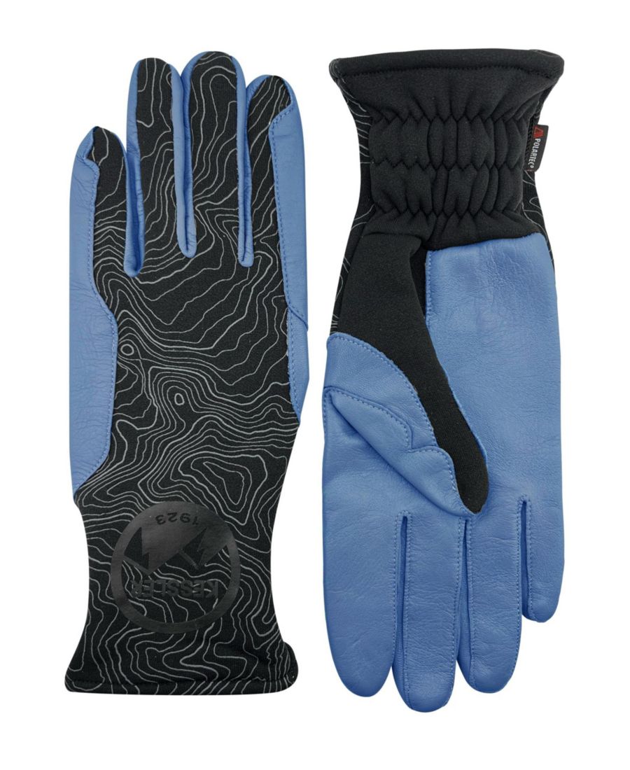 

Женские перчатки MATTILA - повседневные перчатки из софтшелла с кожаной ладонью и функцией сенсорного экрана KESSLER, Blue