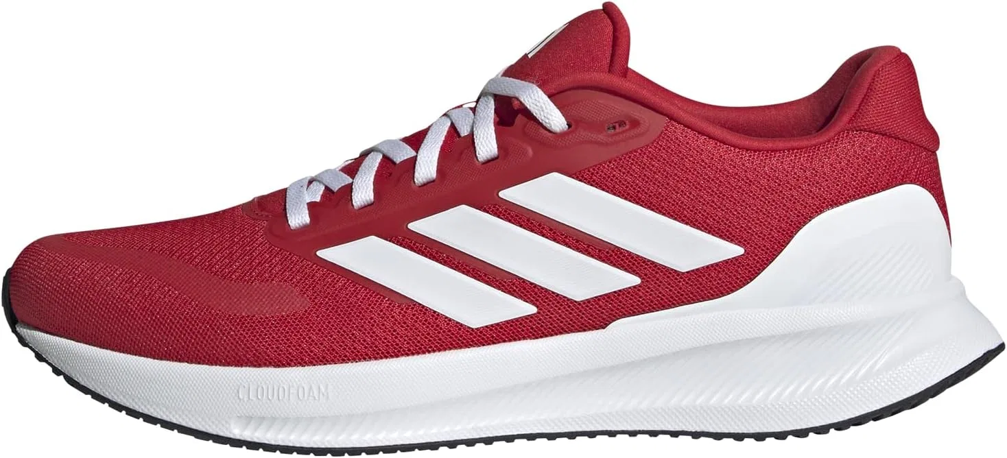 Мужские беговые кроссовки Adidas Runfalcon 5, Better Scarlet Cloud White Core Black