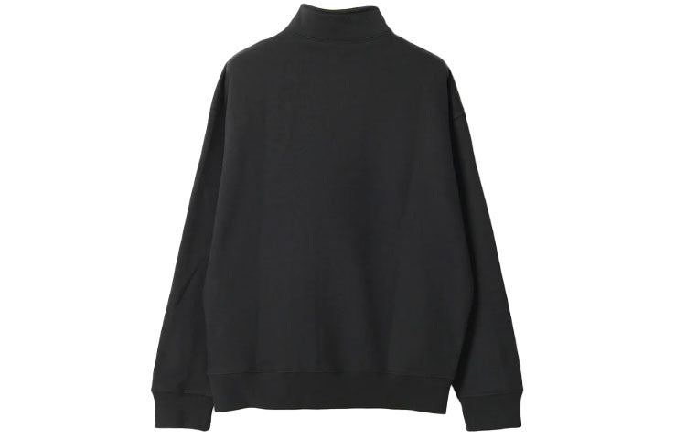 Спортивный топ Nike Solo Swoosh 1/4 Zip Top 'Black' DQ5210-010, черный — фото 2