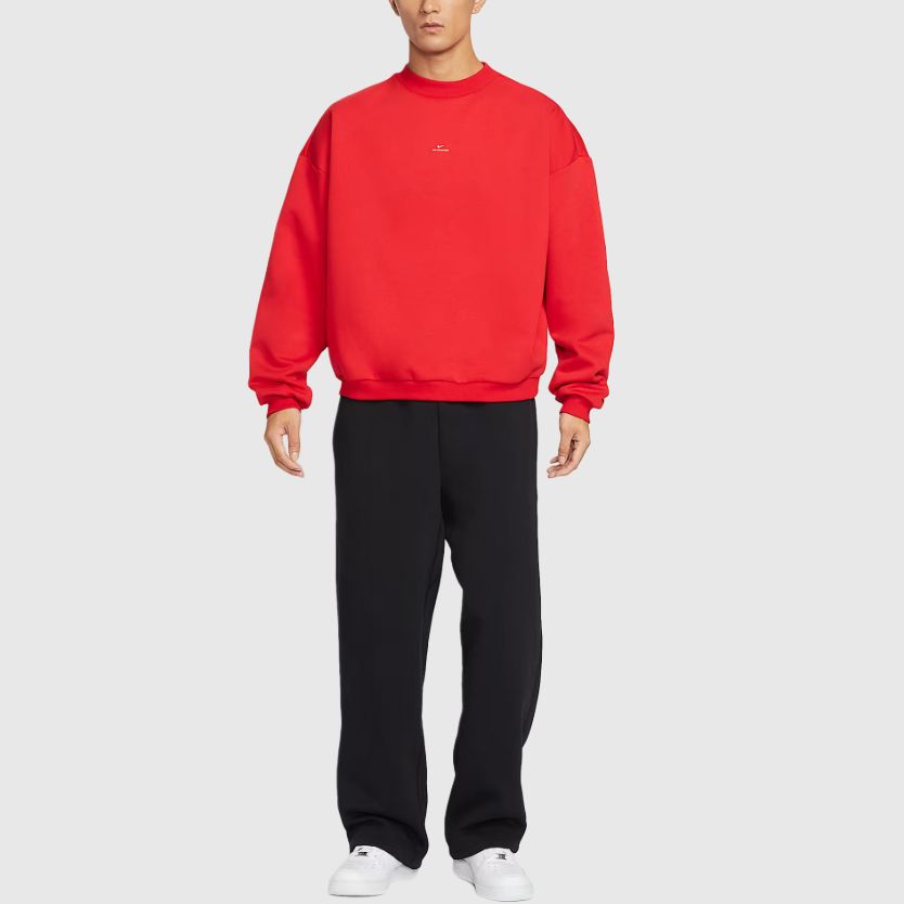 Мужская толстовка Therma FIT Nike, university красный/светлый айвори белый — фото 3