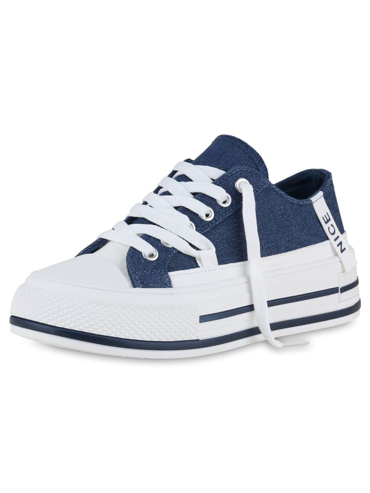 Низкие кроссовки VAN HILL Low Seraphine, цвет dunkelblau denim