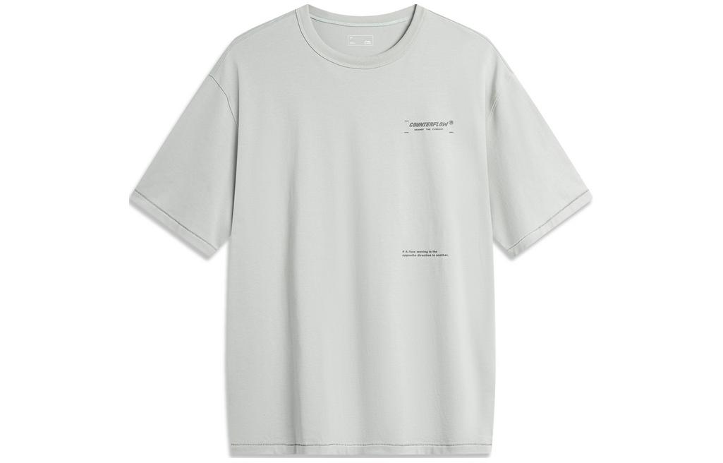 

Футболка с пониженной линией плеча LiNing Unisex серая