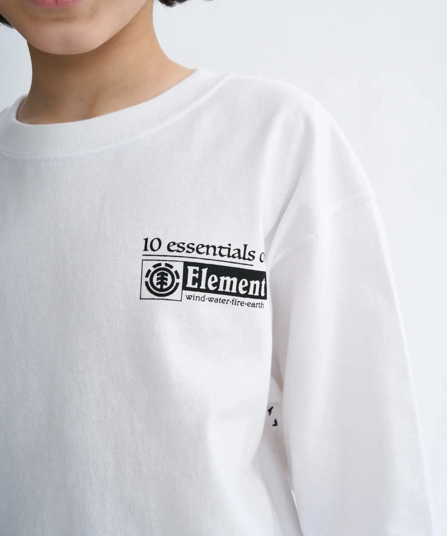 Детская футболка с длинным рукавом ELEMENT ESSENTIAL LS YOUTH — фото 3