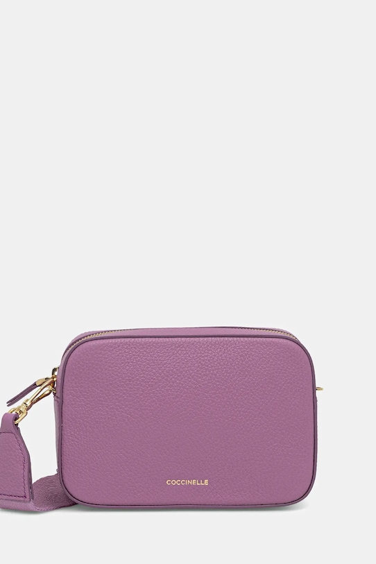 

Кожаная сумка Coccinelle, фиолетовый