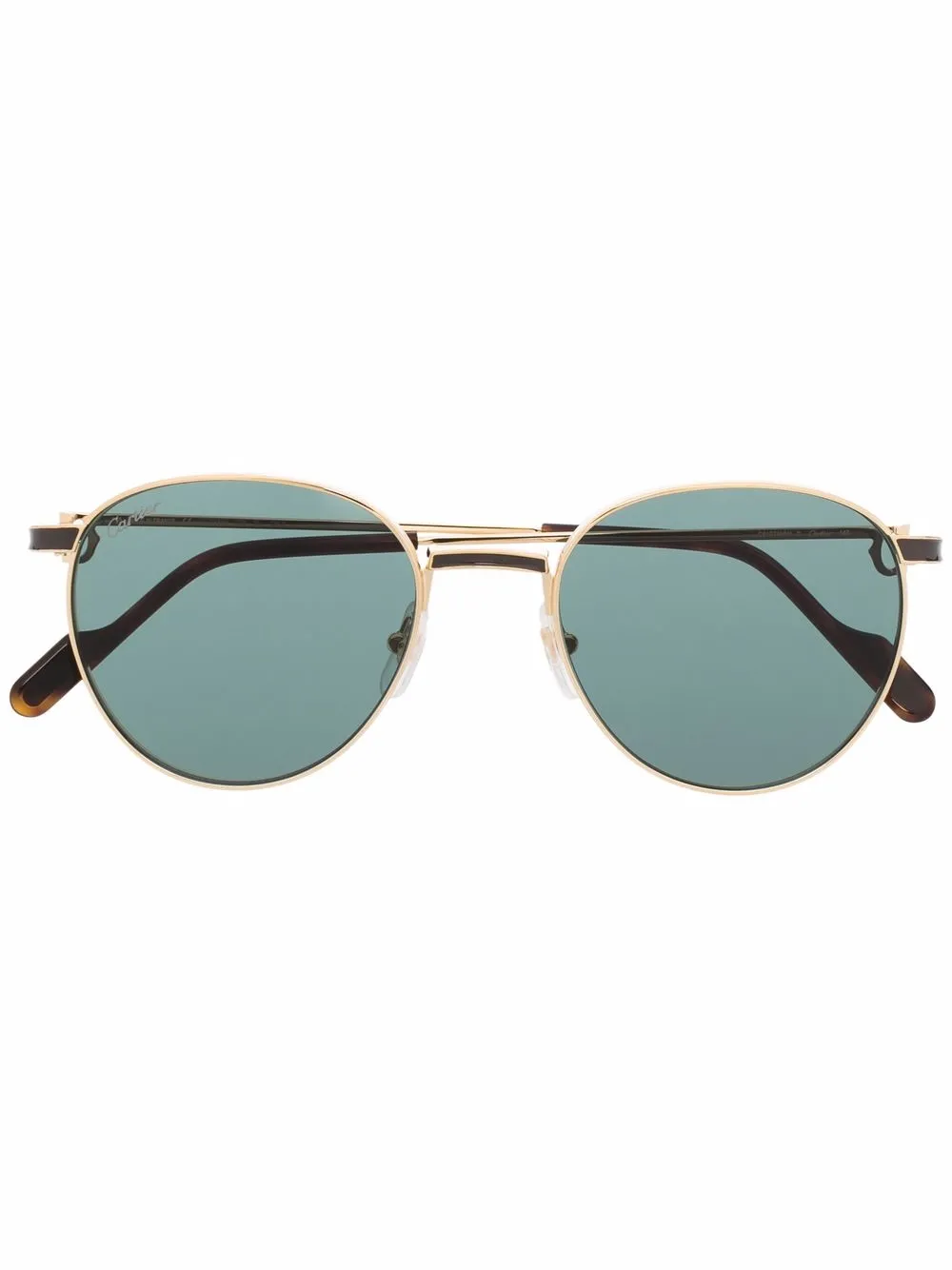 

Солнцезащитные очки в оправе панто Cartier Eyewear, золотой