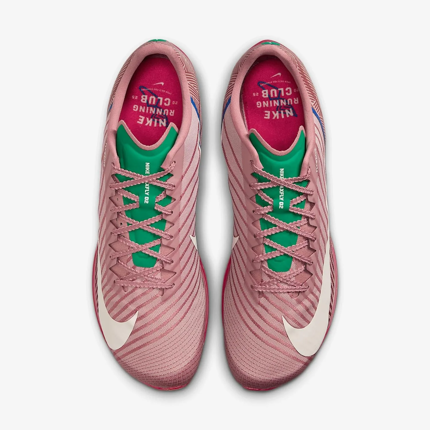 Кроссовки Nike Maxfly 2 унисекс (102 - Белый/Черный-Ярко-Еловый-Елевато-Зеленый) — фото 4