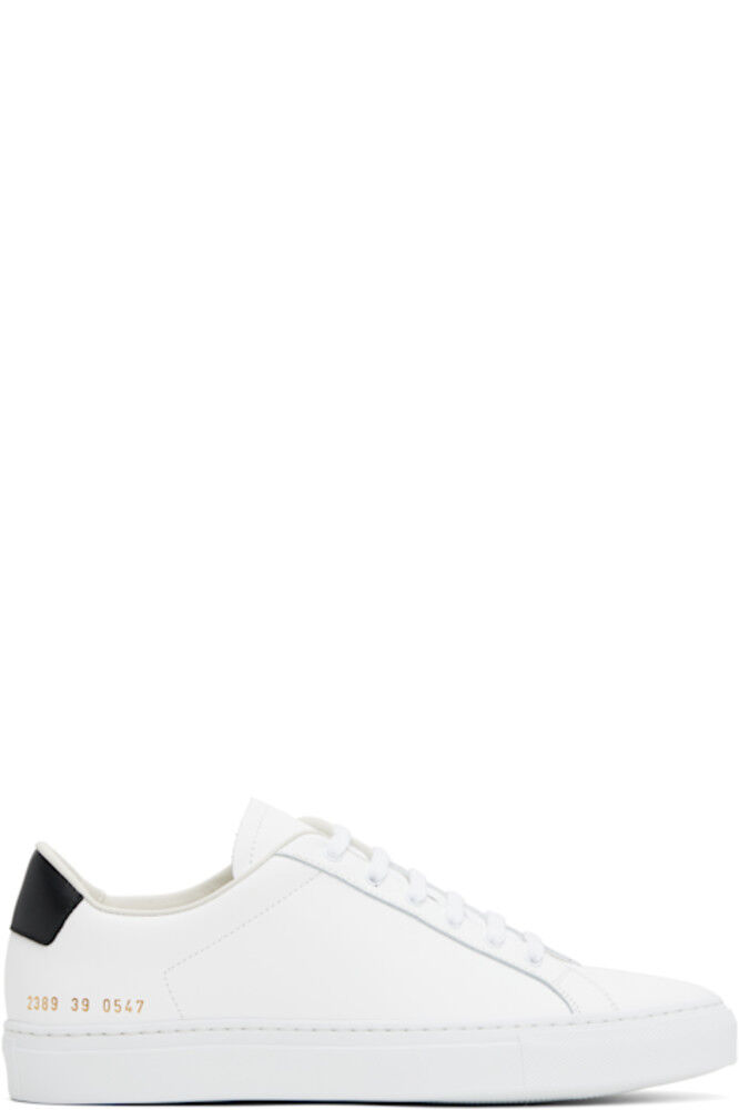 

Белые ретро-классические кроссовки Common Projects