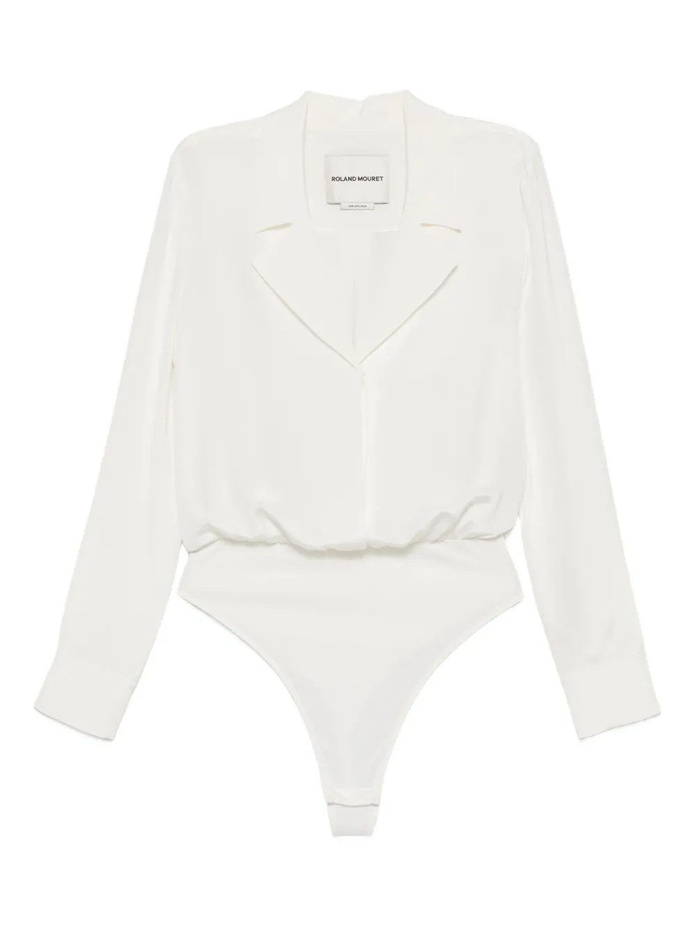 

Боди с длинными рукавами Roland Mouret, белый