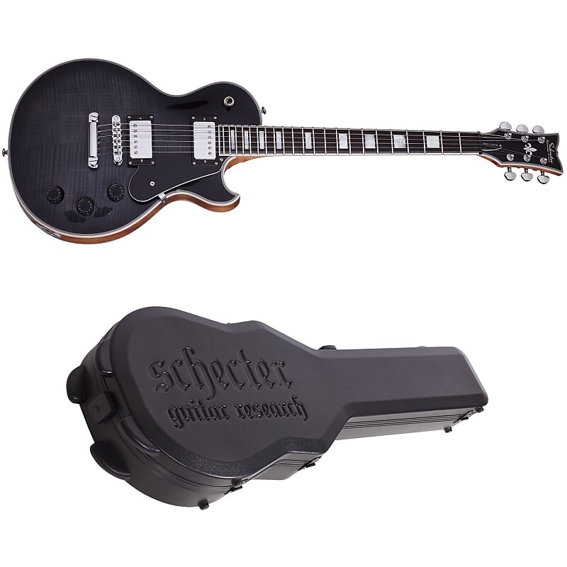 

Электрогитара Schecter Solo-II Custom Trans Black Burst TBB Electric Guitar + Hardshell Case Solo II