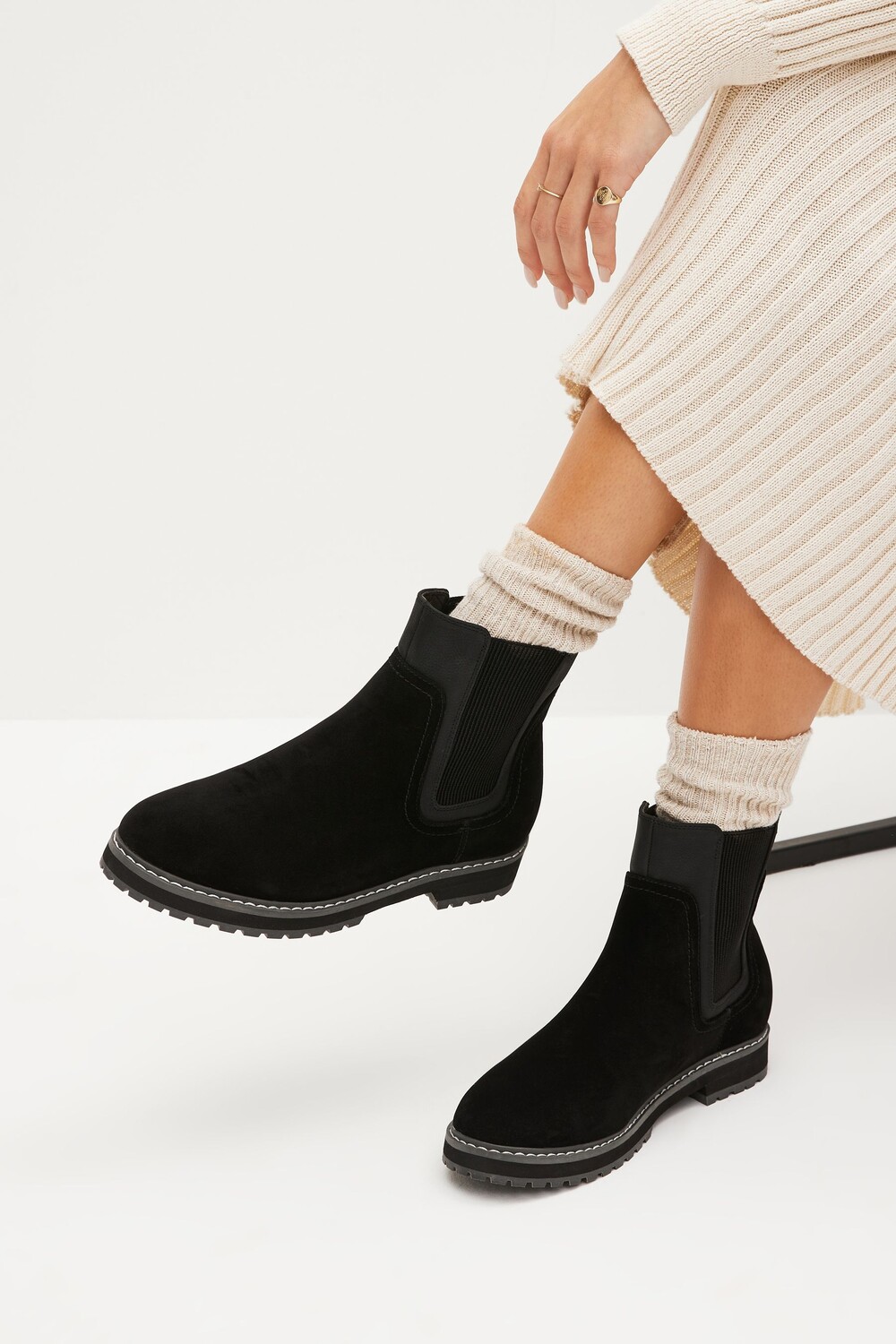 

Ботинки челси Forever Comfort Next, черный