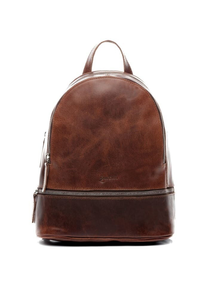 

Рюкзак BACCINI Leder echt Leder groß | Ledertasche braun DINA, коричневый