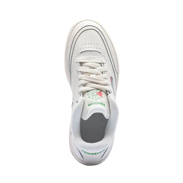 Кроссовки Womens Reebok Club C Extra Athletic Shoe, цвет Chalk/Green — фото 2