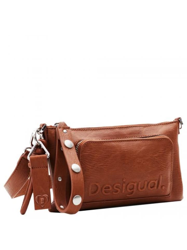 

Кошелек Desigual Half Logo Monica - Umhängetasche 24.5 cm, цвет cuero west