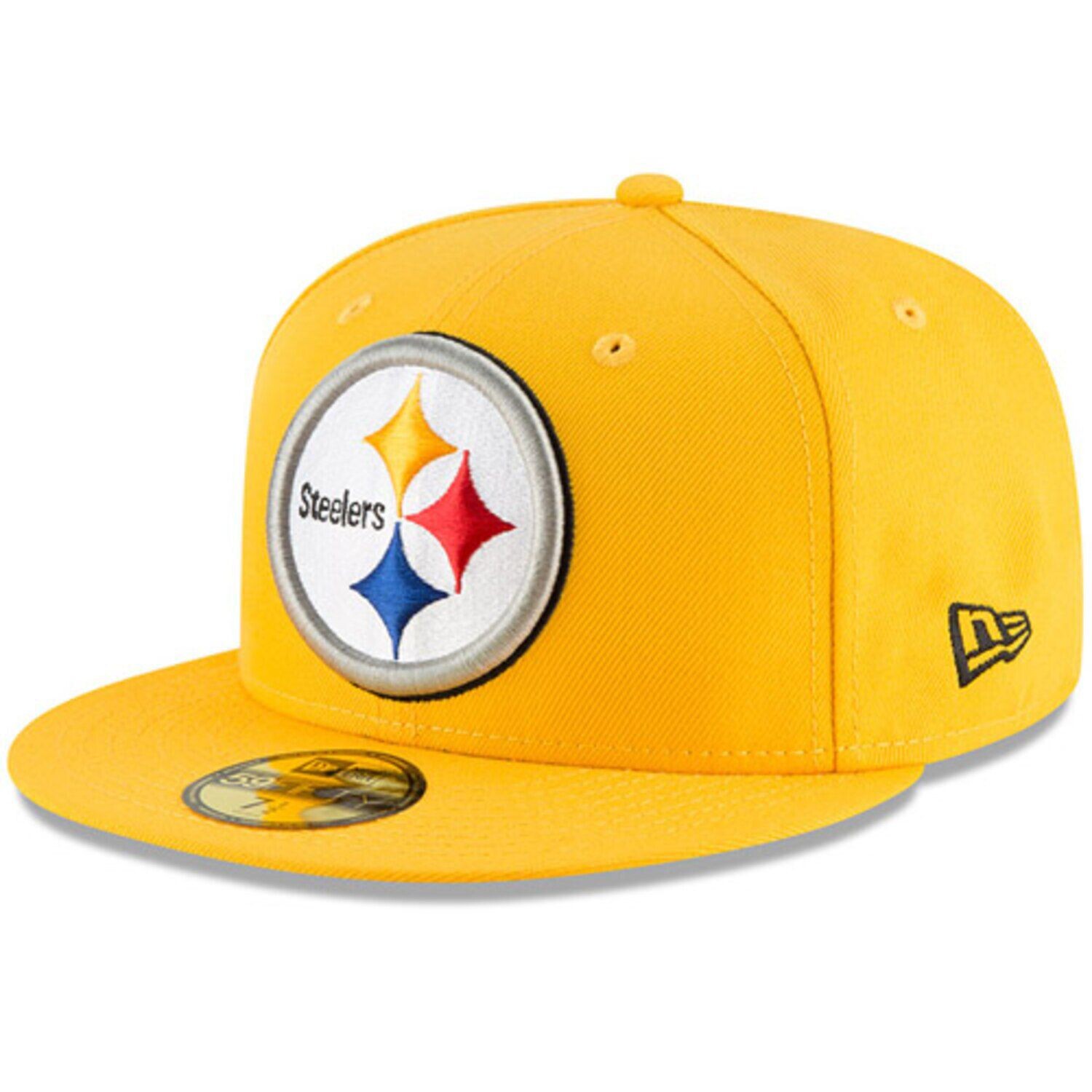 

Мужская кепка New Era Gold Pittsburgh Steelers Omaha 59FIFTY