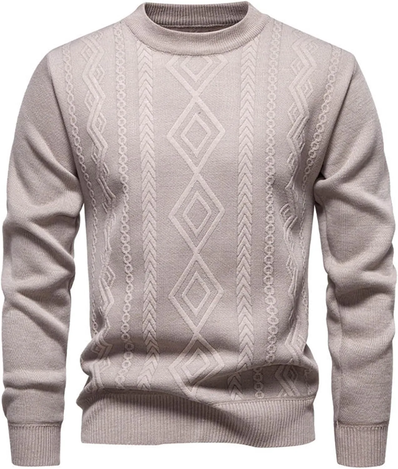 

Мужской свитер 2025, зимний, casual, crew neck, вязаный, легкий, slim fit, длинный рукав TXGMNA