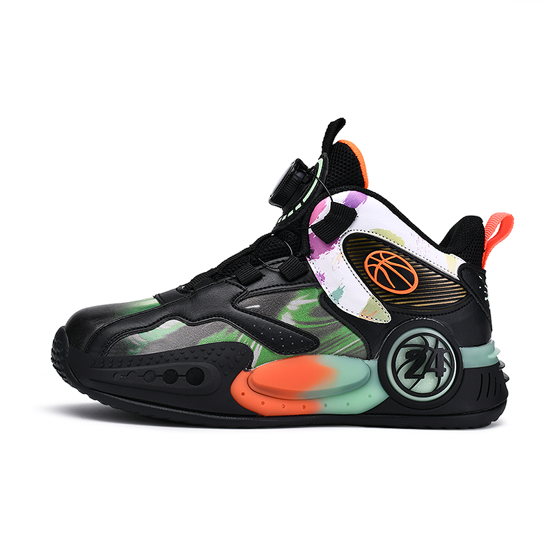 

Детские баскетбольные кроссовки FIRS Kids, черный/оранжевый