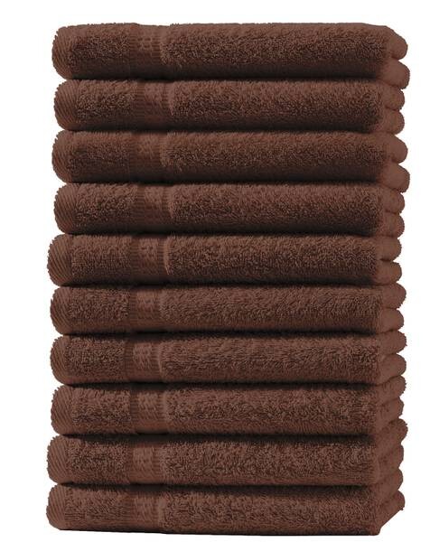 

10 шт Набор полотенец One-Home Frottee 50x100 cm, 50x10x100 см, коричневый