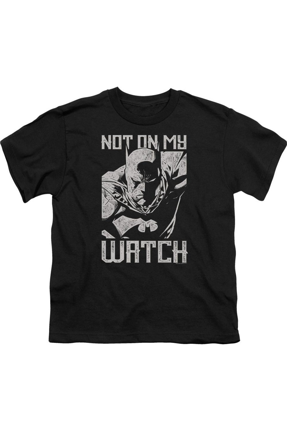 

Футболка с коротким рукавом для детей с принтом Batman Watch Gildan, черный