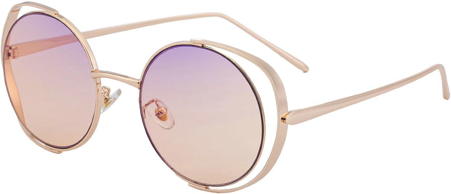 

Ретро круглые солнцезащитные очки для женщин и мужчин, металлическая оправа, модные солнцезащитные очки в стиле 90-х, стильные женские солнцезащитные очки, милые круглые солнцезащитные очки mincl, C3