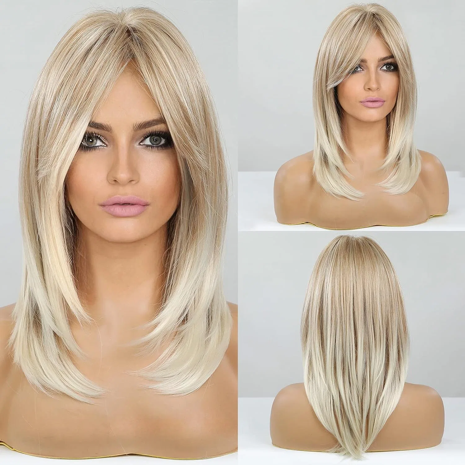 Длинный синтетический парик с челкой от Haircube Haircube