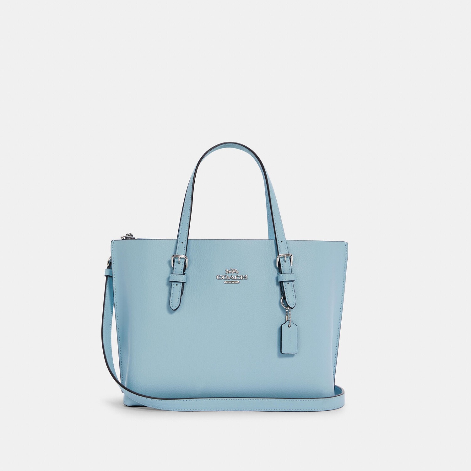 

Сумка-тоут Coach Outlet Mollie 25, цвет Silver/Waterfall/Sky Blue