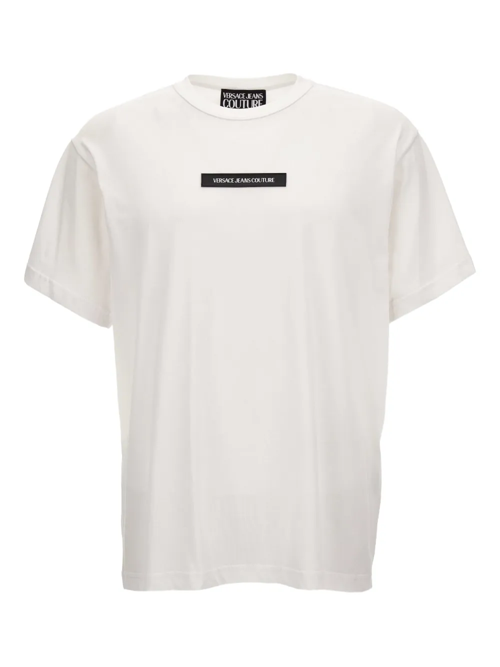 

Футболка с вышитым логотипом Versace Jeans Couture, белый