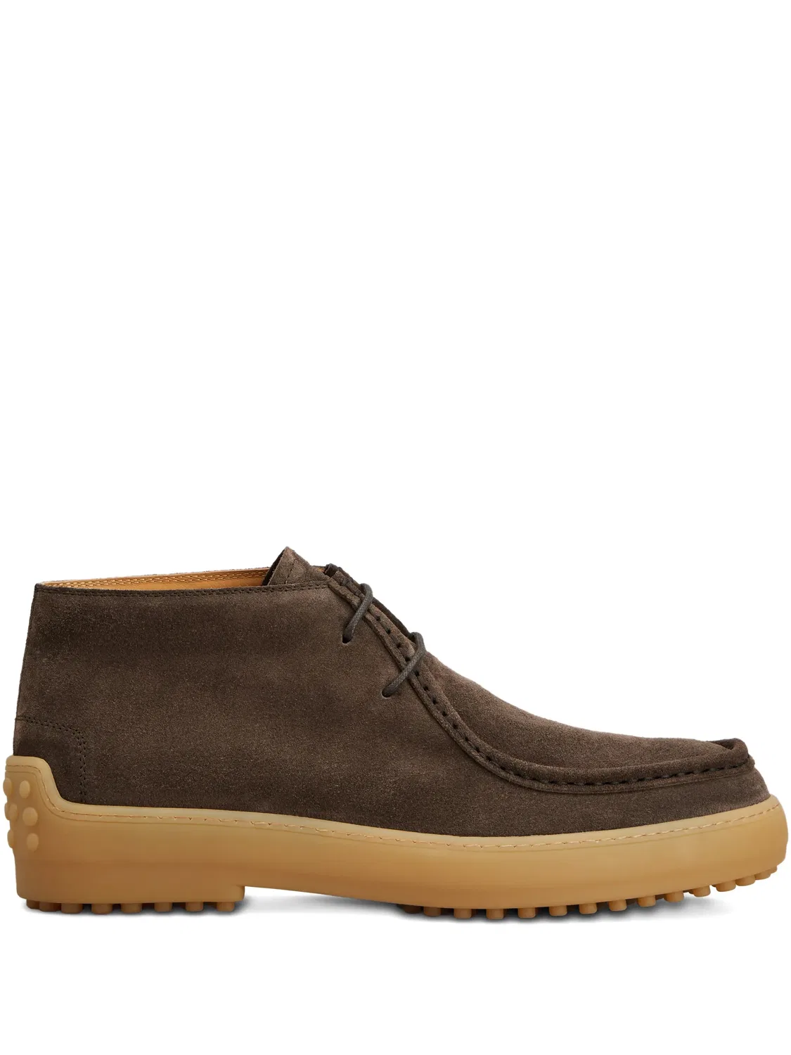 Ботинки Winter Gommino на шнуровке Tod's, коричневый
