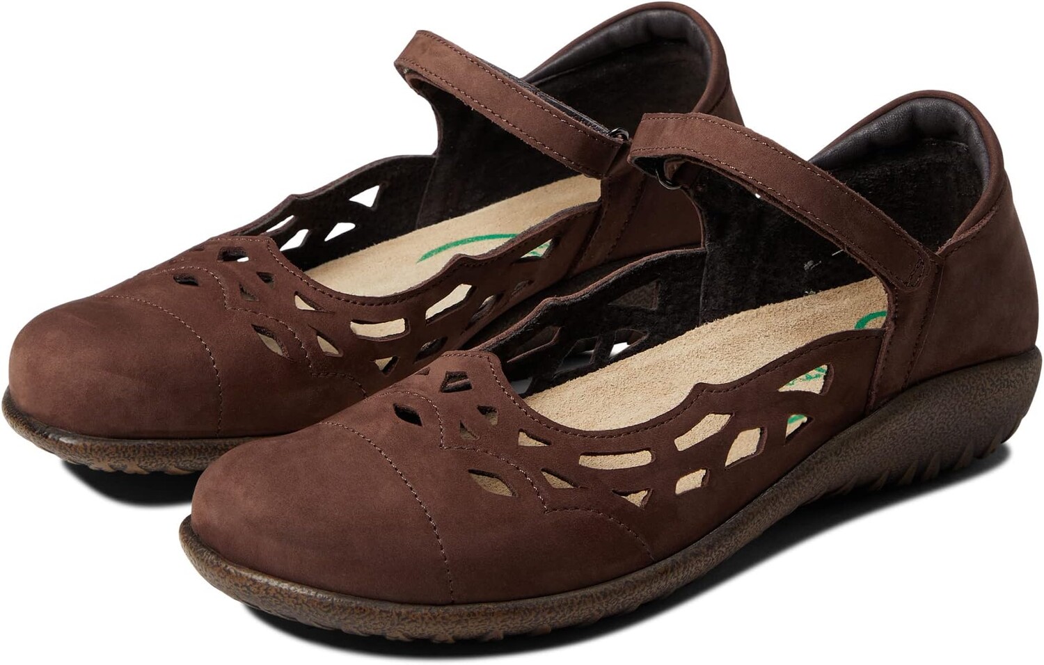 

Балетки Agathis Naot, цвет Coffee Bean Nubuck