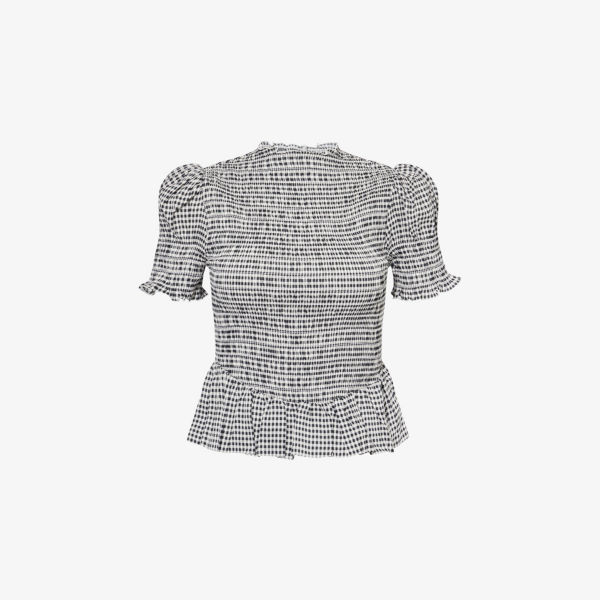 

Топ Aggie в клетку Reformation, цвет remy check