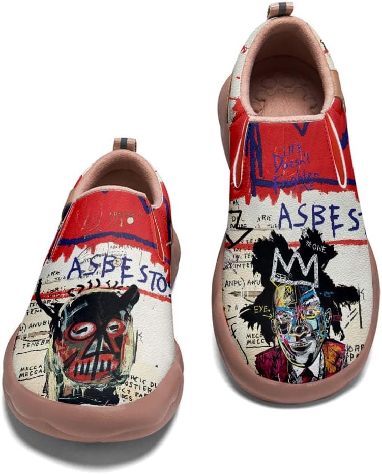 

Мужские кроссовки с граффити, слипоны для повседневной прогулки и путешествий, легкие удобные лоферы Onehorse, Graffiti_19