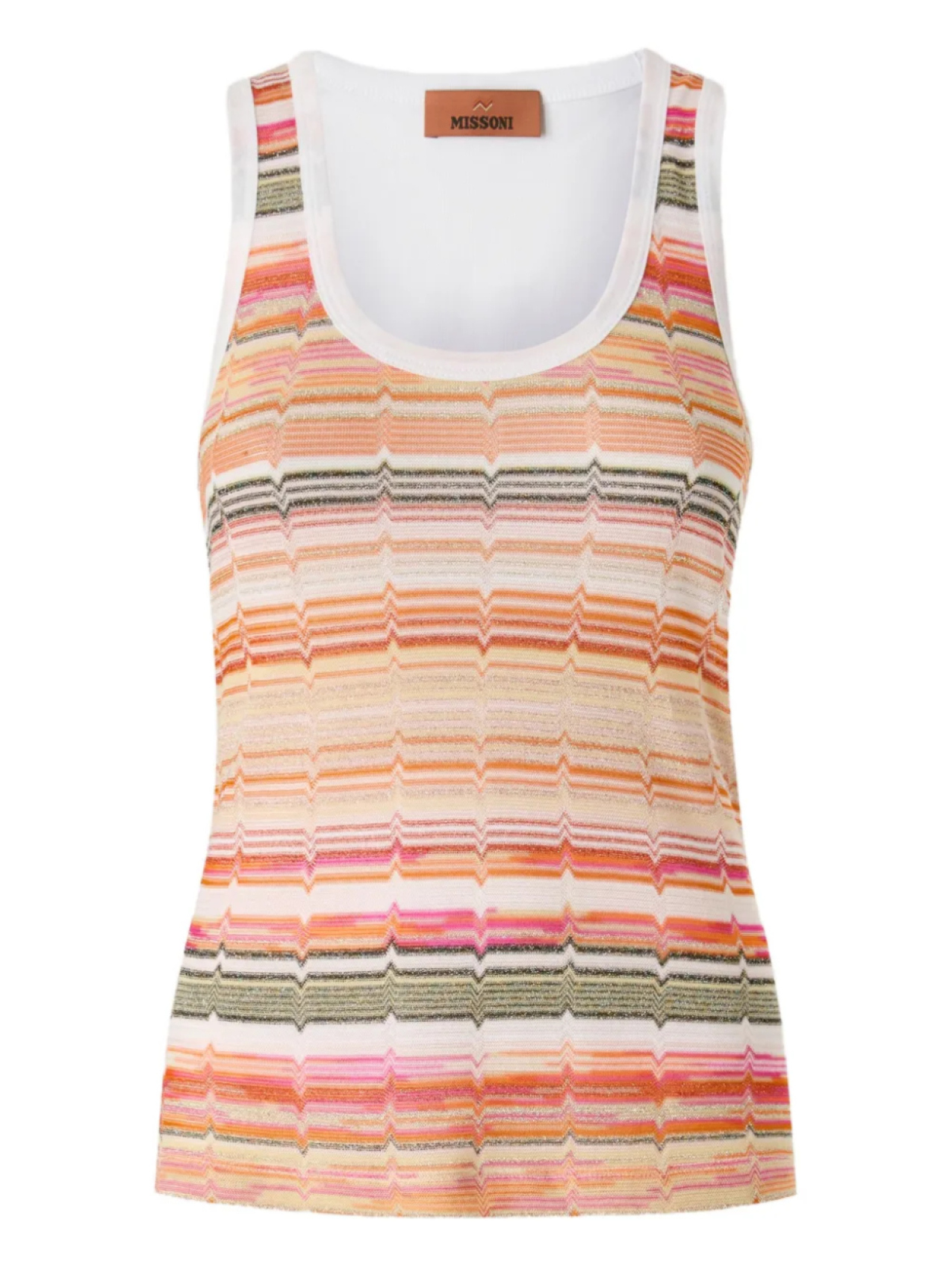 

Майка с зигзагообразным узором Missoni, белый