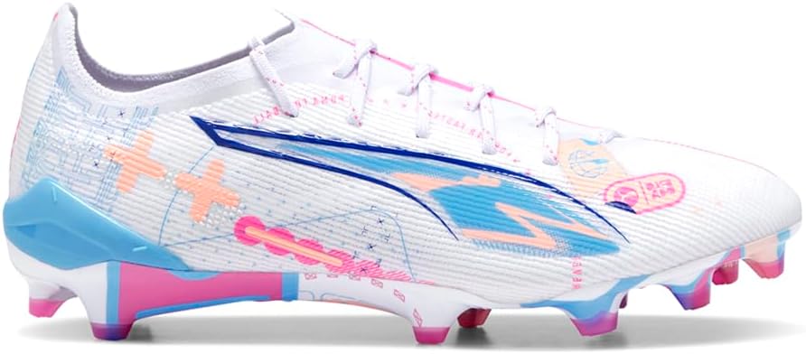 

Мужские футбольные кроссовки PUMA Ultra 5 Ultimate Vol. Up для твердого грунта - белые